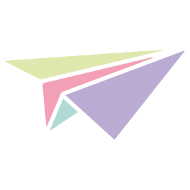 Sticker avion origami