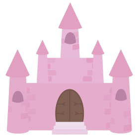 Sticker château de princesse