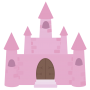 Sticker château de princesse