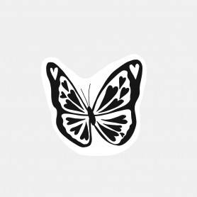 Sticker papillon décoré