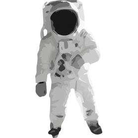 Sticker astronaute